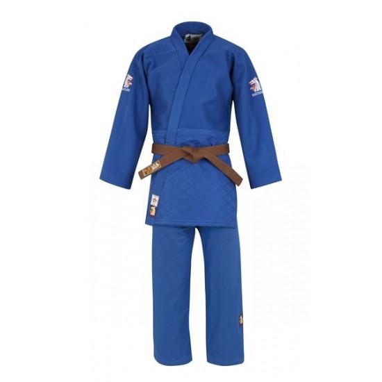 Judo suit Matsuru MONDIAL IJF 100% cotton 750 g/m² 200 cm blue