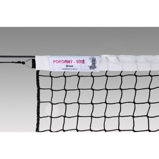 Tennis net ECONOMY12,80x1,08m PE 45x45x3,15mm, steel wire