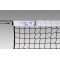 Tennis net ECONOMY12,80x1,08m PE 45x45x3,15mm, steel wire